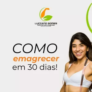 Imagem de capa para o Ebook Como Emagrecer em 30 Dias - Por Luciano Gomes