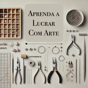 Imagem de capa para o Curso online Seu Estilo, Sua Criação: Aprenda a Arte de Criar Acessórios que Encantam
