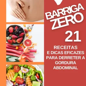 Imagem de capa para o Ebook Barriga Zero - 21 Receitas e Dicas + Simpatias