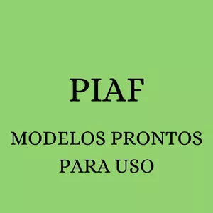 Imagem de capa para o Ebook MODELOS DE PIAF PRONTOS
