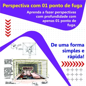 Imagem de PERSPECTIVA COM 01 PONTO DE FUGA | CROQUIS INCRÍVEIS DE FORMA SIMPLIFICADA. criado por Anderson Mailho na hotmart