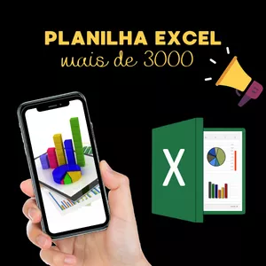 Planilha Excel Mais de 3000 Planilhas + bonus