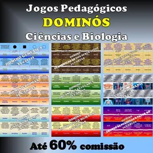 Imagem de capa para o Ebook 10 Dominós de Ciências e Biologia (Jogos Pedagógicos)