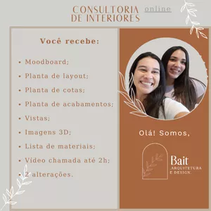 Imagem de capa para o Serviço online Consultoria de Interiores 100% online