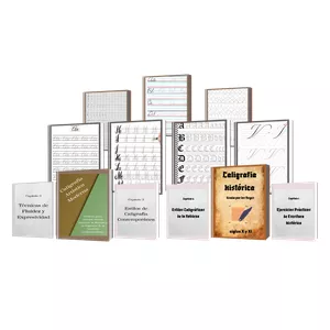 Imagen de portada para Ebook Caligrafia Express: ¡Más de 1000 ejercicios para escribir más bonito y con velocidad!