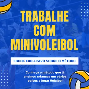 Imagem de capa para o Ebook Trabalhe com Minivoleibol