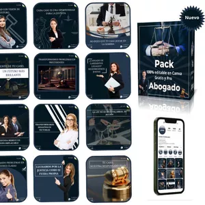 Imagen de portada para Ebook Plantillas Canva Abogados