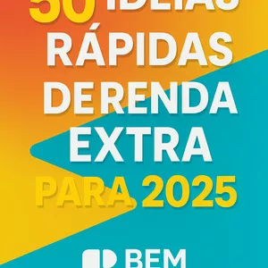 Imagem de capa para o Ebook 50 ideias rápidas de Renda Extra para Você!