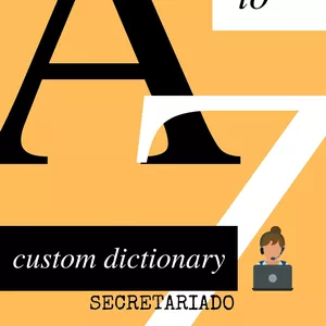 Cover image for Ebook Dicionário Personalizado - Secretariado