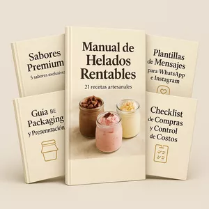 Imagen de portada para Curso online Manual de Helados Rentables  🍦
