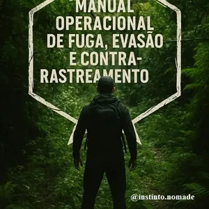 Imagem de capa para o Ebook MANUAL OPERACIONAL DE FUGA, EVASÃO E CONTRA-RASTREAMENTO CIVIL.