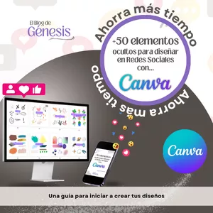 Imagen de portada para Ebook Pack de +50 palabras claves para elementos ocultos en CANVA.
