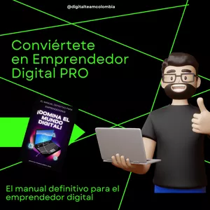 Imagen de portada para Ebook Domina el mundo Digital, el Manual Definitivo para Emprendedores