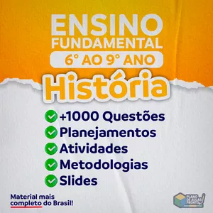 Imagem do curso HISTÓRIA - PLANEJAMENTOS E ATIVIDADES - ENSINO FUNDAMENTAL II