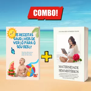 Imagem de capa para o Ebook 15 Receitas Saudáveis de verão para o seu Bebê + Bônus grátis