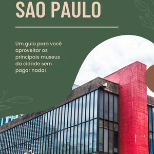 Imagem de capa para o Ebook Guia Museus Gratuitos de São Paulo