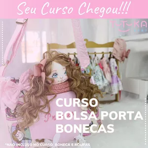 Imagem de capa para o Curso online Curso Bolsa Porta Bonecas 