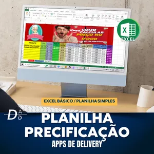 Imagem do curso Planilha de Precificação para Apps de Deliverys + Super Bônus