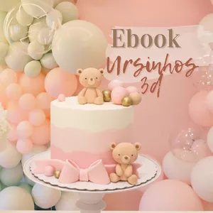Imagem de capa para o Ebook Ebook Ursinhos 3D