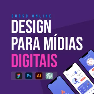 Imagem do curso Design para Mídias Digitais com Figma – Do Zero ao Profissional