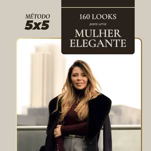 Imagem de capa para o Ebook Método 5x5 Aprenda a montar até 160 looks com apenas 15 peças essenciais — sem abrir mão do seu estilo, do seu tempo ou do seu dinheiro.