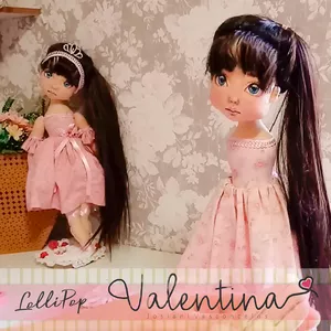 Boneca de pano Valentina curso digital>