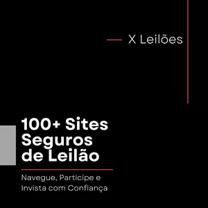 Imagem de capa para o Ebook 100+ Sites Seguros de Leilão