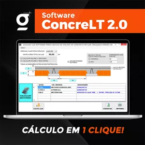 Imagem de capa para o Curso online ConcreLT 2.0 (Software p/ QUANTITATIVO de Vigotas Laje Treliçada)