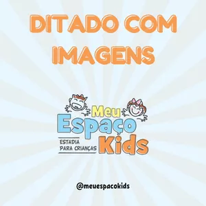 Imagem de capa para o Ebook Ditado com imagens! 