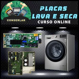 Imagem de capa para o Curso online CURSO DE REPAROS EM PLACAS DE LAVA E SECA!