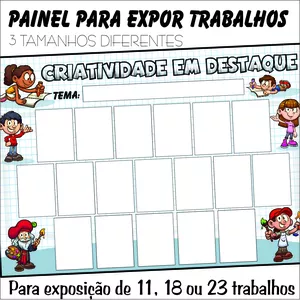 Imagem de capa para o Ebook PAINEL DE EXPOSIÇÃO PARA OS TRABALHOS DOS ALUNOS