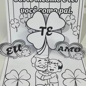 Imagem de capa para o Ebook maquete dia dos pais (trevo) 🍀