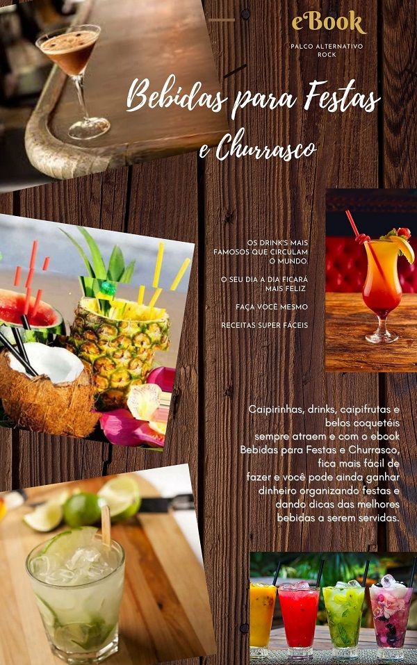 Imagem do curso eBook Bebidas para festas e churrasco