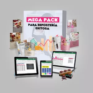 Imagen de portada para Curso online Mega Pack "Para Repostería Exitosa"