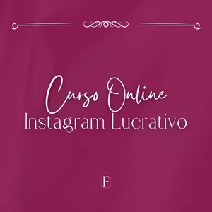 Imagem de capa para o Curso online Curso Online Instagram Lucrativo 