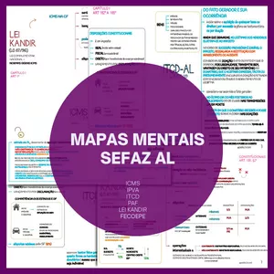 Imagem de capa para o Curso online Mapas mentais - SEFAZ ALAGOAS