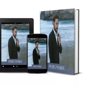 Imagem de capa para o Ebook ARTE DOS PERFUMES MASCULINOS