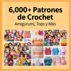 Imagen de portada para Curso online + 6000 PATRONES DE AMIGURUMIS DE ANIMALITOS . TOPS + VIDEOS  