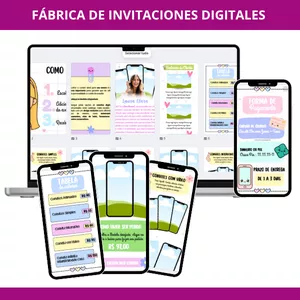 Imagen de portada para Ebook Catálogo Premium de Invitaciones Digitales