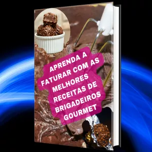Imagem de capa para o Ebook 32 RECEITAS DE BRIGADEIROS GOURMET
