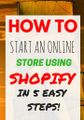 Shopify course from Starting to end  logo