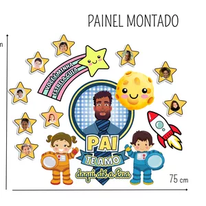 Imagem de capa para o Ebook PAINEL ESTRELAS DIA DOS PAIS