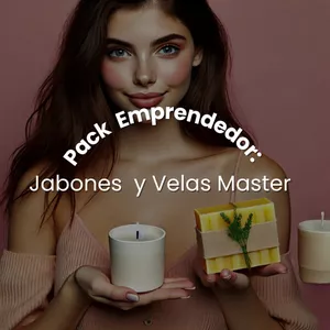 Imagen de portada para Curso online PACK EMPRENDEDOR: Jabones + Velas