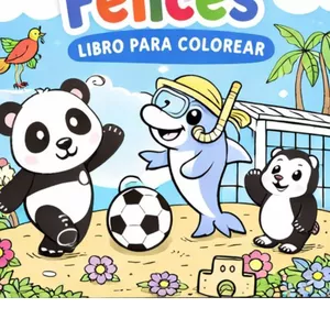 Imagen de portada para Ebook Libro para pintar de animalitos