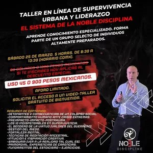 Imagen de portada para Curso online Taller de Supervivencia urbana y liderazgo
