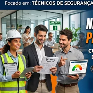 Imagem do curso Kit Completo NR 1 + Inventário de Riscos Psicossociais + Matriz de Riscos + Plano de Ação