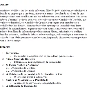 Imagem de capa para o Ebook Parmênides de Eleia