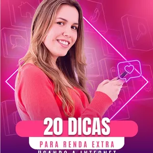 Imagem de capa para o Ebook 20 Dicas Para Ganhar Dinheiro Na Internet