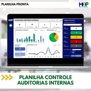 Imagem de capa para o Ebook PLANILHA CONTROLE AUDITORIAS INTERNAS