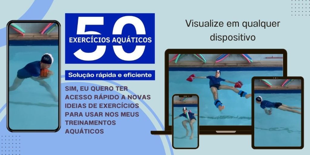 50 exercícios aquáticos para tronco e equilíbrio